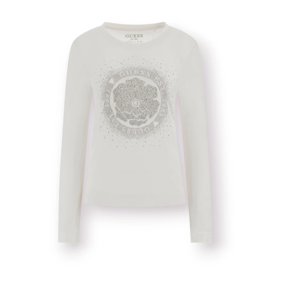 Guess Katoenen T-shirt White Dames