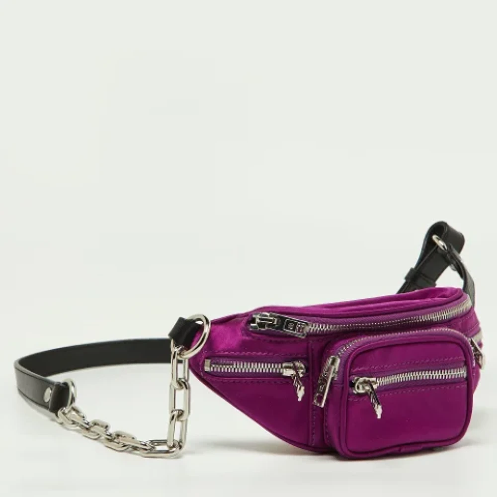 Alexander Wang Pre-owned Leather crossbody-bags Purple Dames