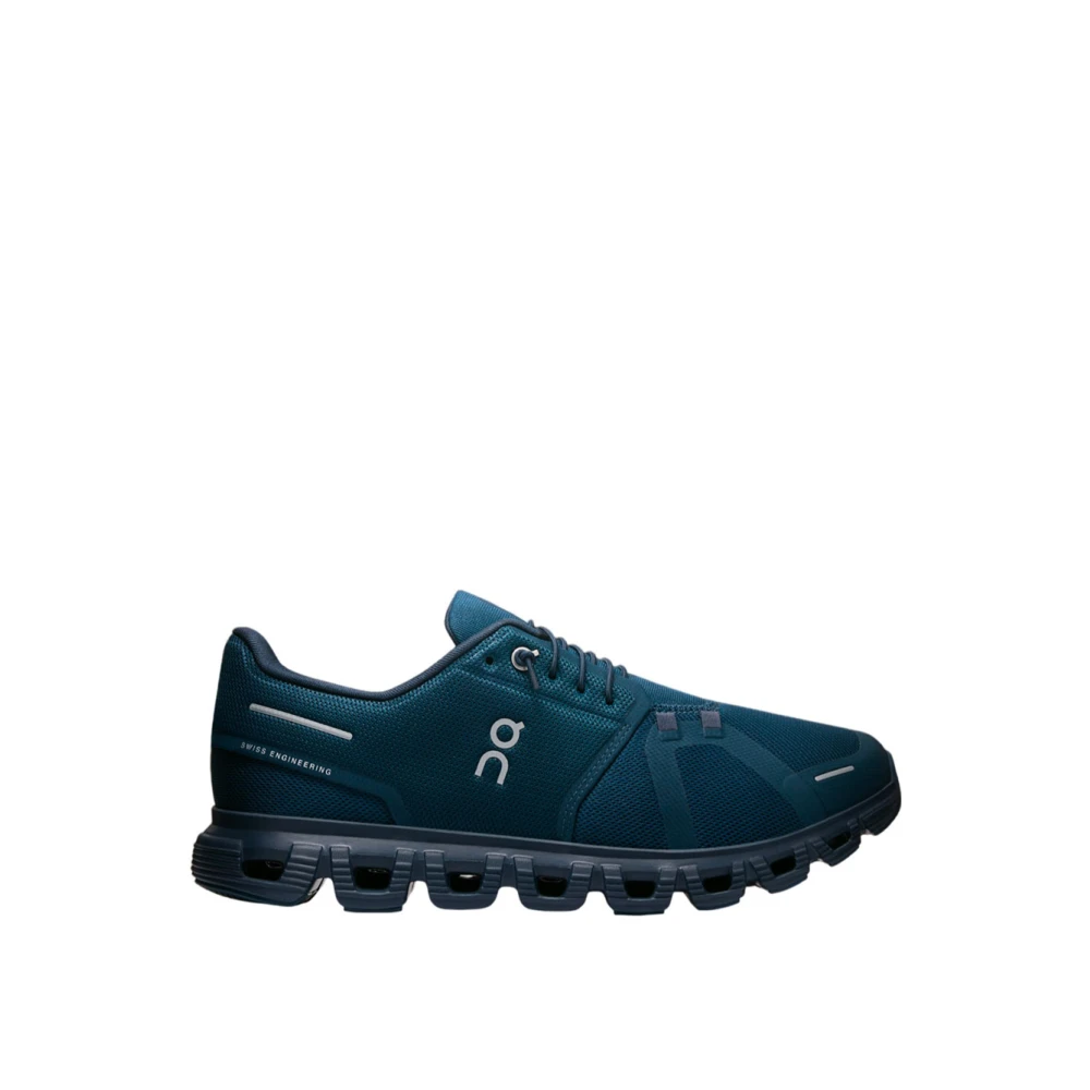 On Running Men's Blue Cloud 6-8 Lace Closure Running Shoes Size 7 Uk