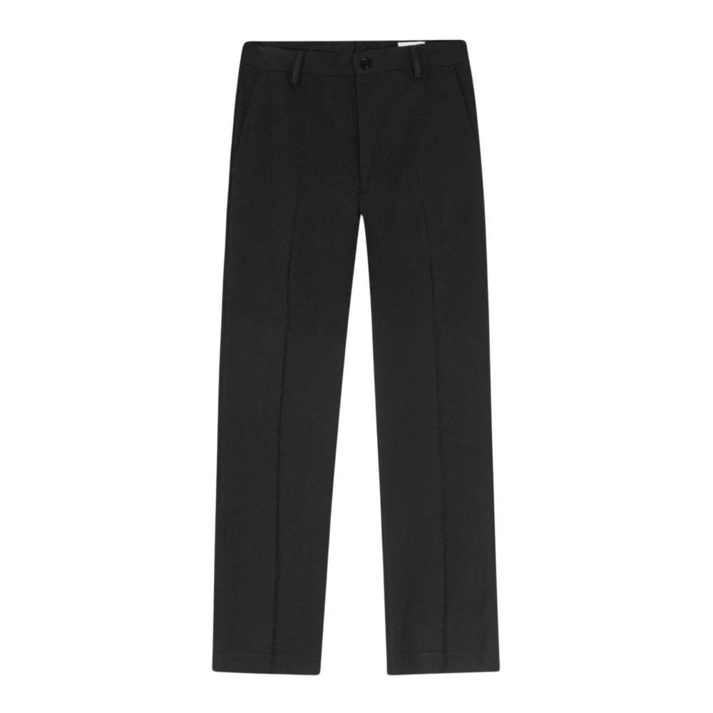 Nn07 Zwarte relaxte broek Black Heren