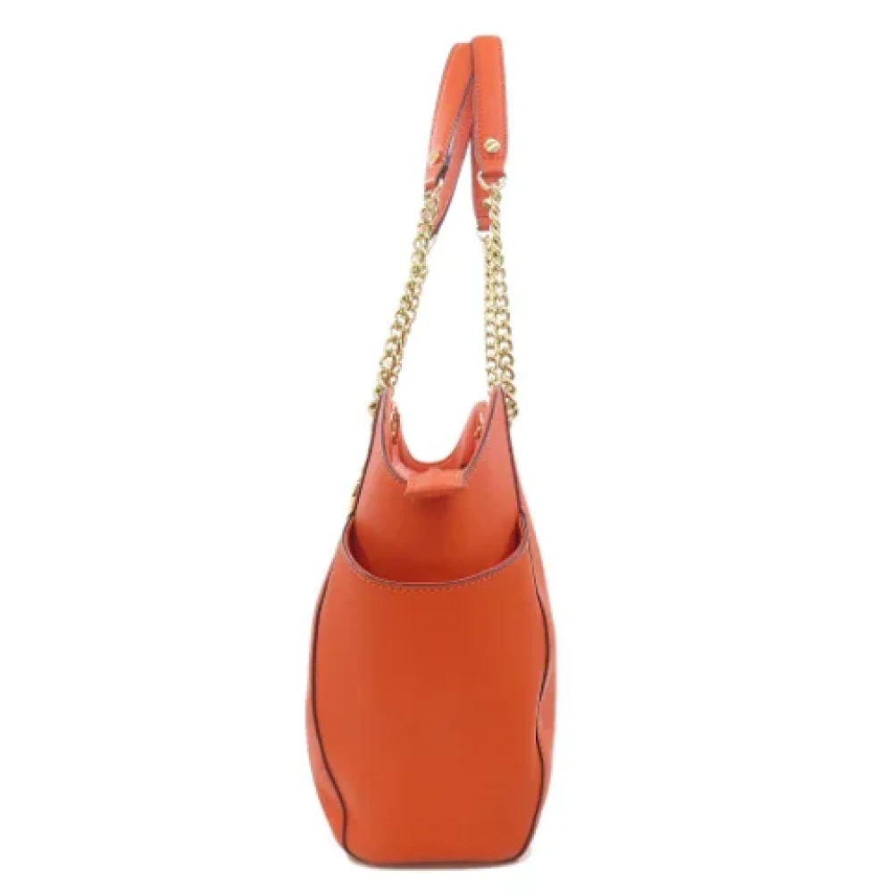 Michael Kors Pre-owned Plastic shoulder-bags Orange Dames
