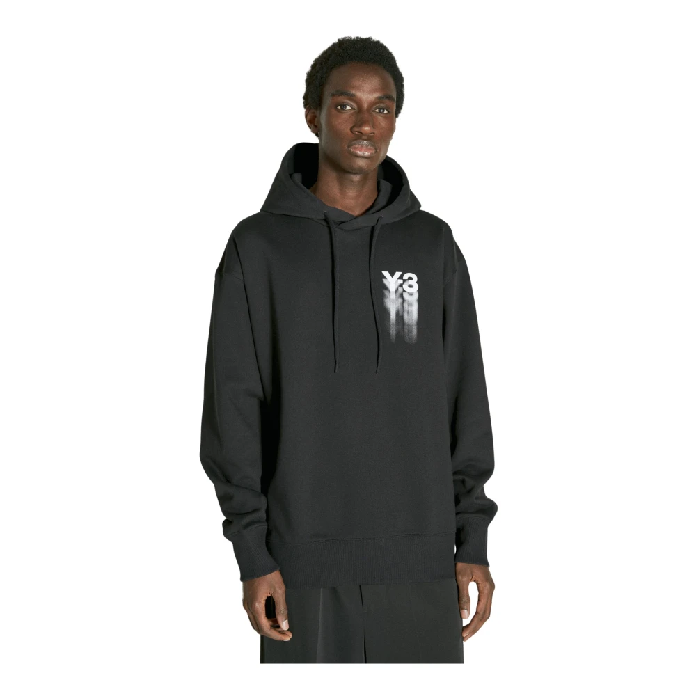 Y-3 Sweatshirts Hoodies Black Heren