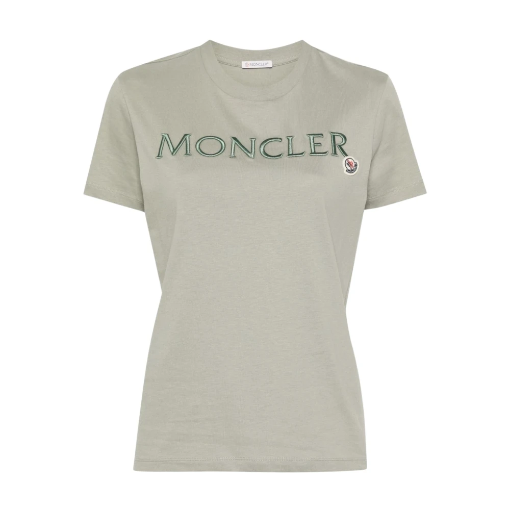 Moncler Casual Katoenen T-shirt Gray Heren