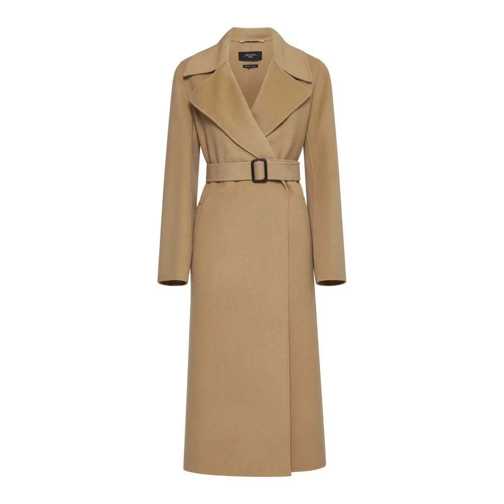 Max Mara Weekend Manu Beige wollen jas Beige Dames