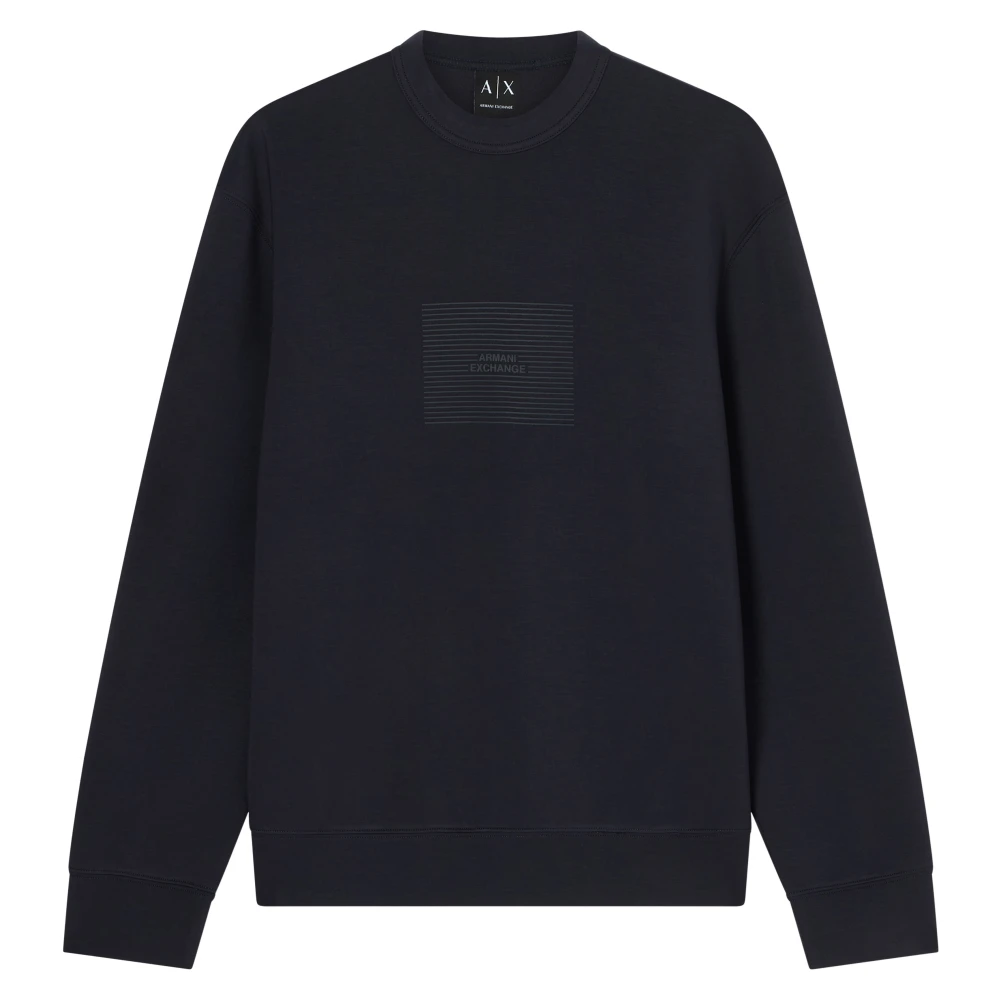 Armani Exchange Uomo Blu Felpe, S, New,