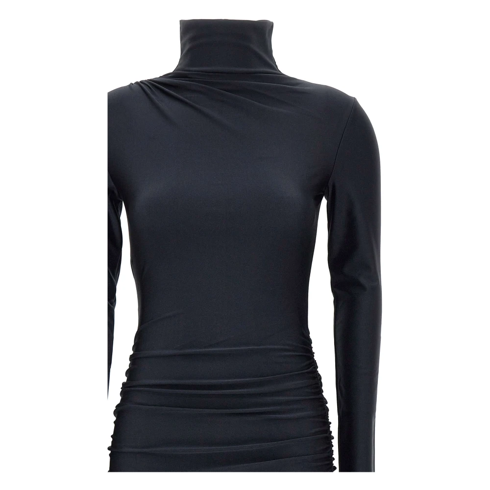 Andamane Zwarte Oleandra Mini Jurk Black Dames
