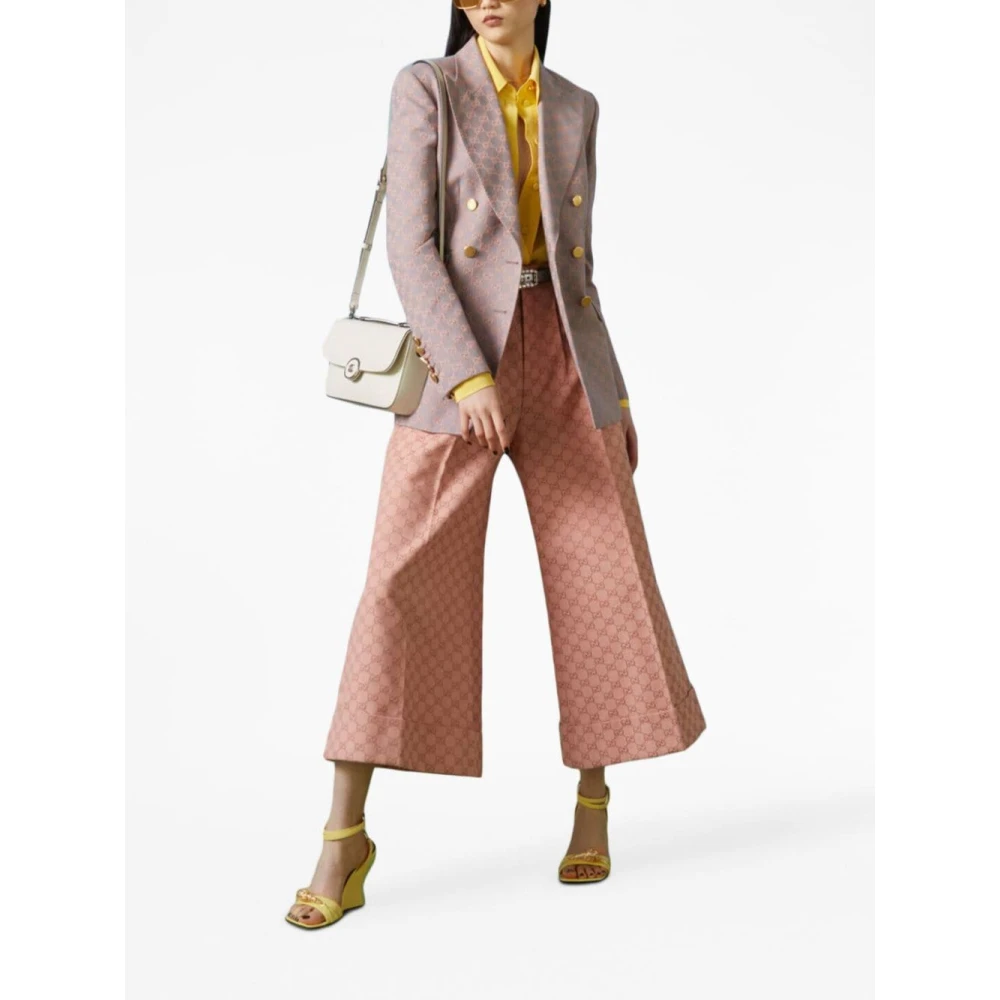 Gucci Zijden Blouse Yellow Dames