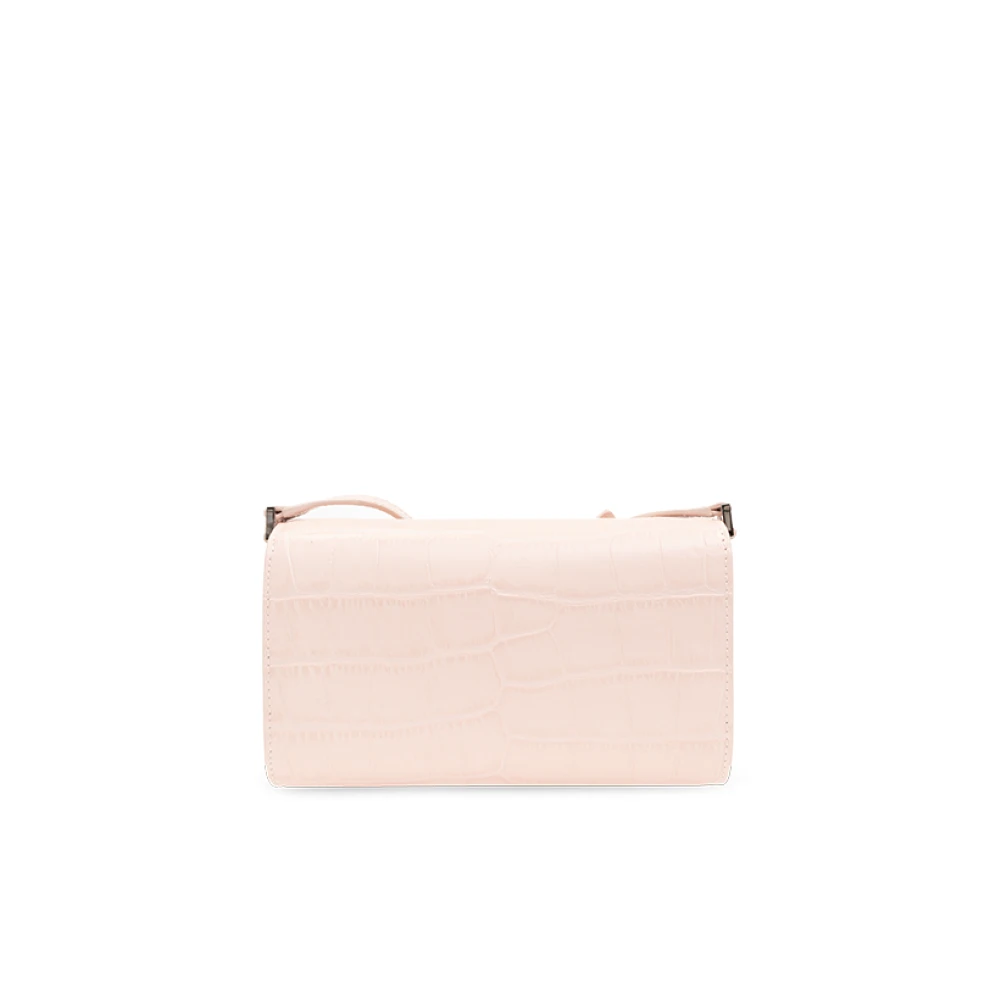 Versace Leren schoudertas Pink Dames