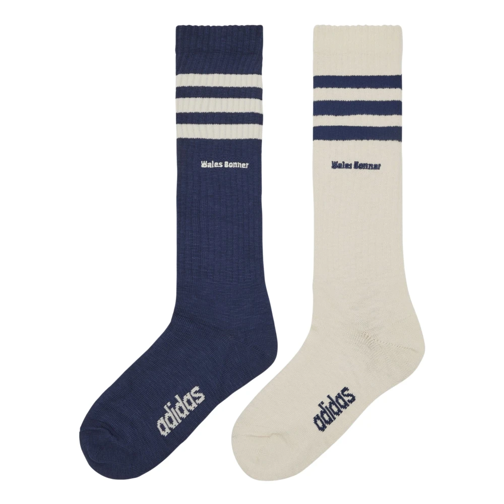 Adidas Gestreepte Sokken Bi-Pack in Twee Kleuren Multicolor Heren