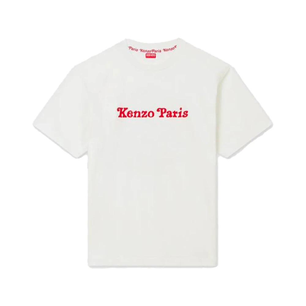 Kenzo Witte Crew Neck T-shirts en Polos White Heren