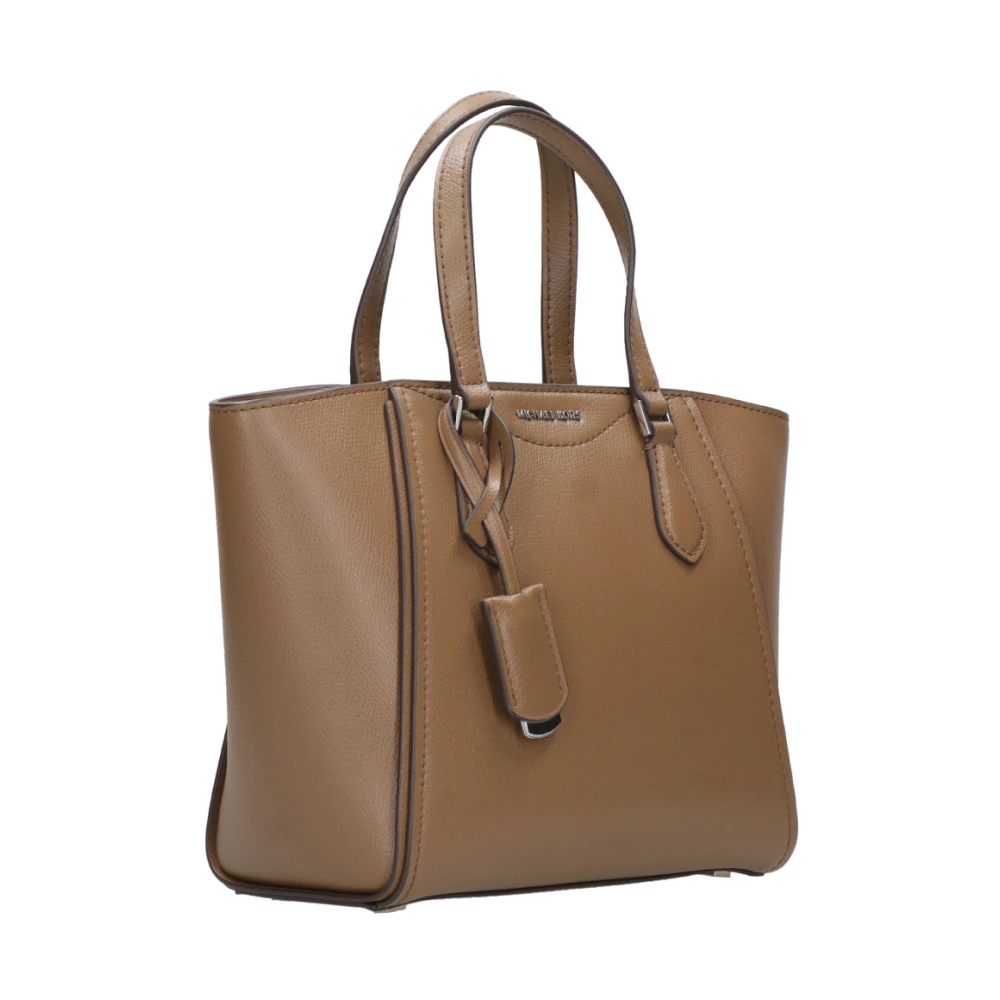 Michael Kors Leren handtas met verstelbare schouderband Brown Dames