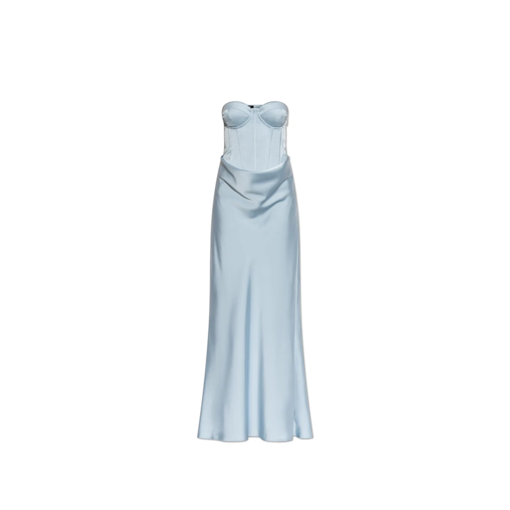 Rotate Birger Christensen Women's Blue Party Dresses, Xs, Satin Dress