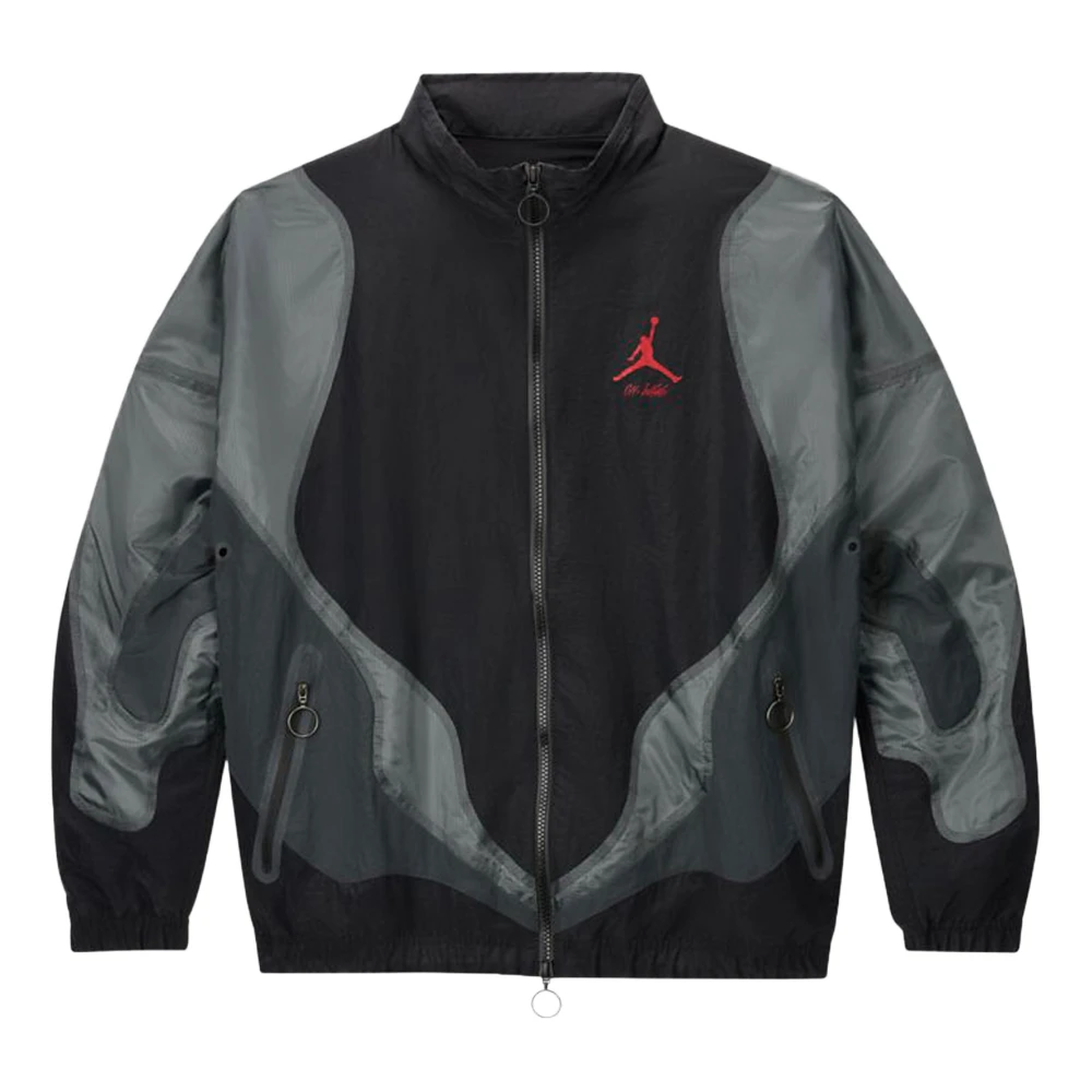 Jordan Beperkte Oplage Off-White Zwarte Jas Black Heren