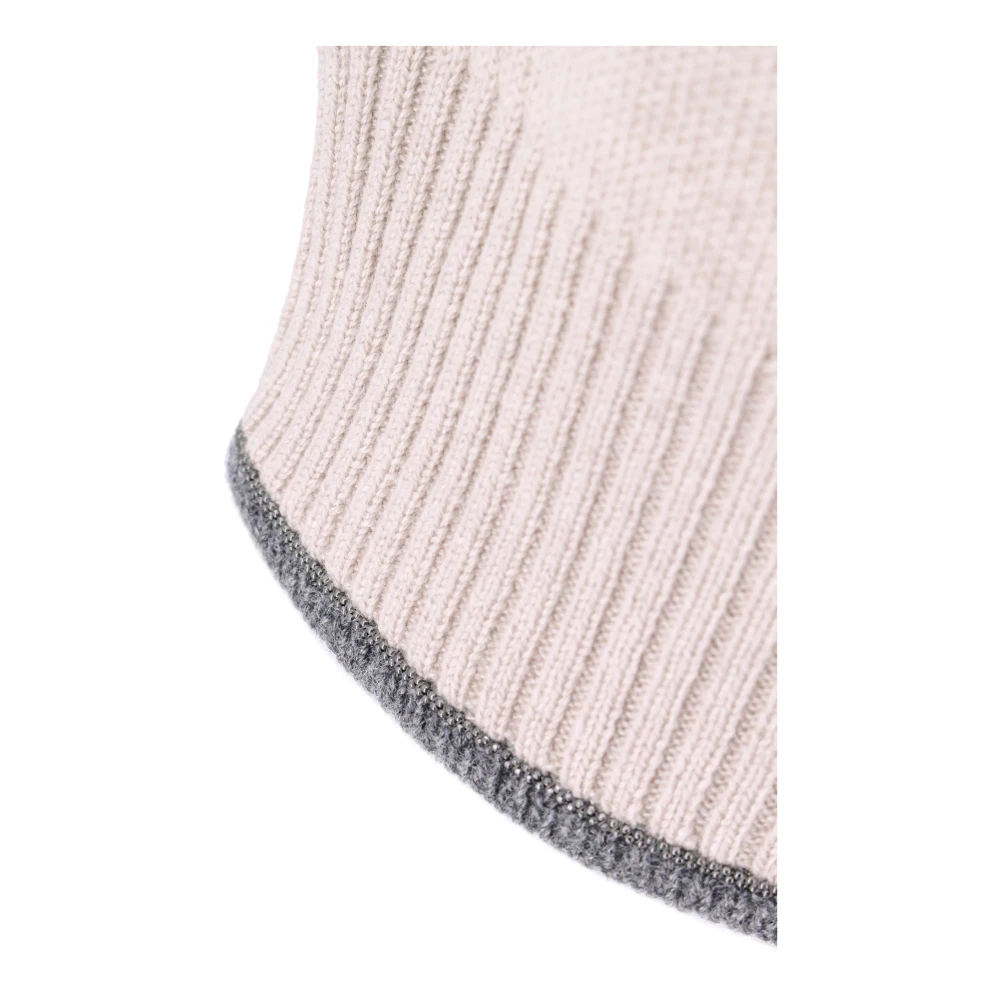 BRUNELLO CUCINELLI Luxe Beige Cashmere Trui Aw23 Beige Dames
