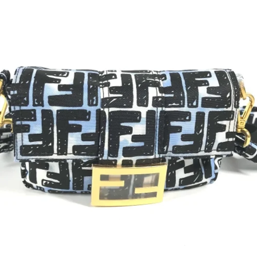 Fendi Vintage Pre-owned Nylon fendi-bags Blue Dames