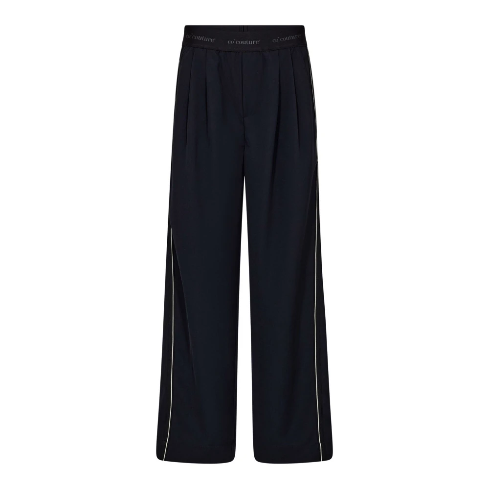 Co'couture Women's Blue Wide Trousers, Xl, Wide Trousers