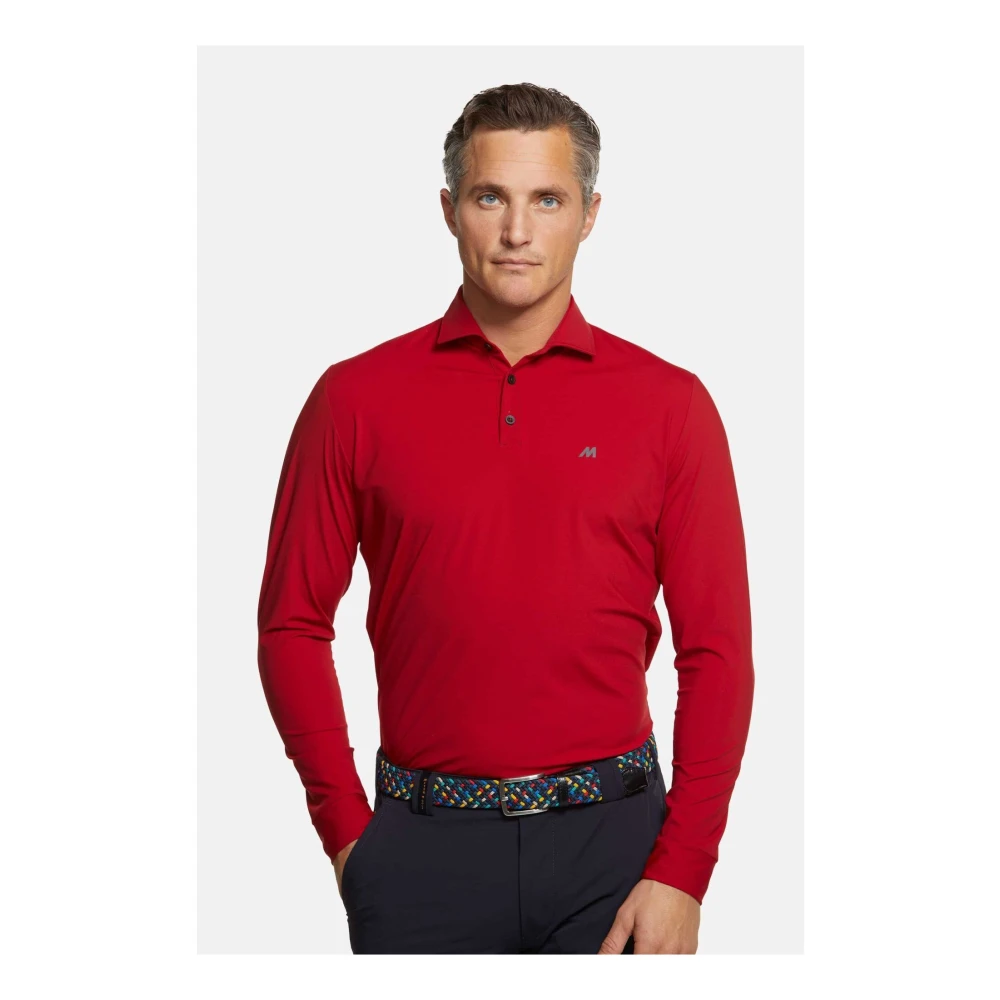 Meyer Bryson Poloshirt Red Heren