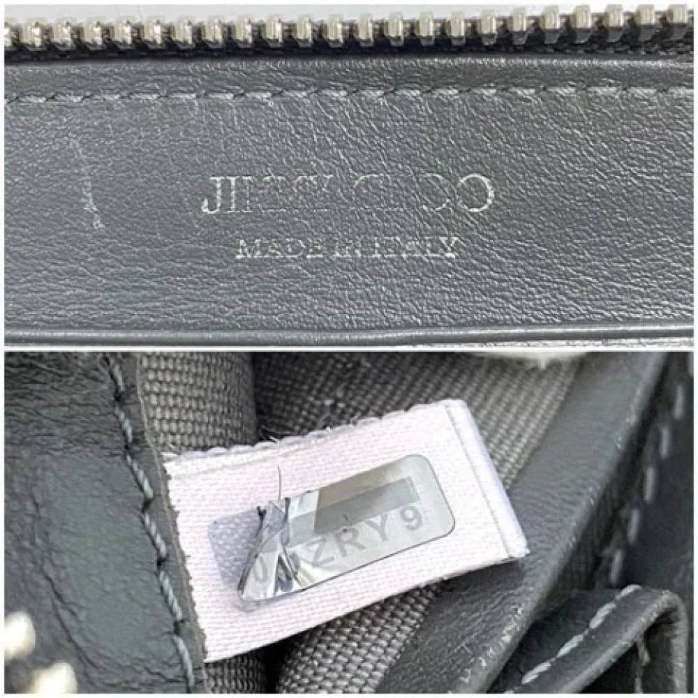 Jimmy Choo Pre-owned Leather wallets Black Dames