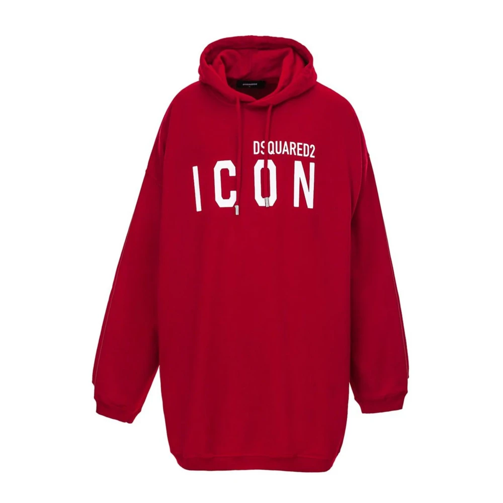 Dsquared2 Iconische Oversized Sweater Red Heren