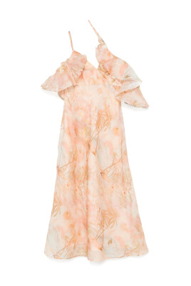robe-ecru-a-volants-avec-bretelles-reglables