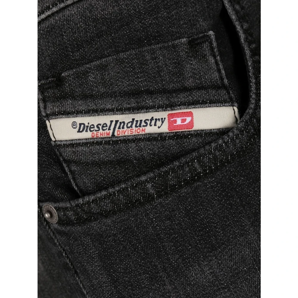 Diesel Zwarte Skinny Sweat Jeans Black Heren