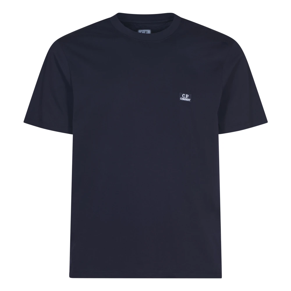 C.P. Company Logo Patch T-shirt Blue Heren