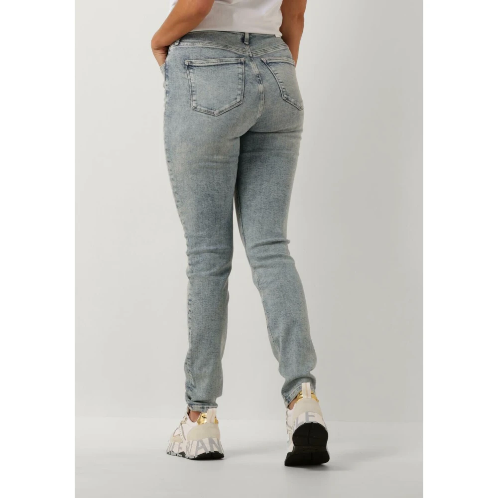 Calvin Klein High Rise Skinny Jeans Blue Dames