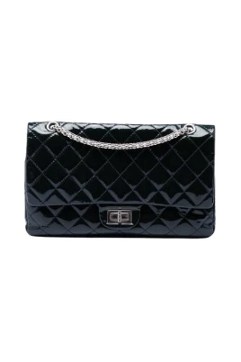 Pre-owned Vintage Quilted Patent Shoulder Bag