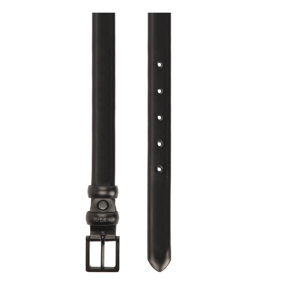 Kazar Zwart minimalistische leren riem Black Dames