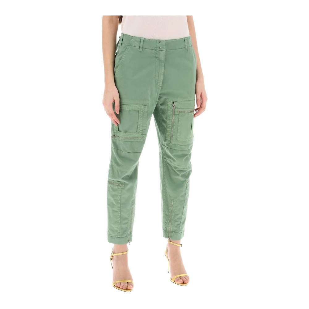 Tom Ford Tapered Trousers Green Dames