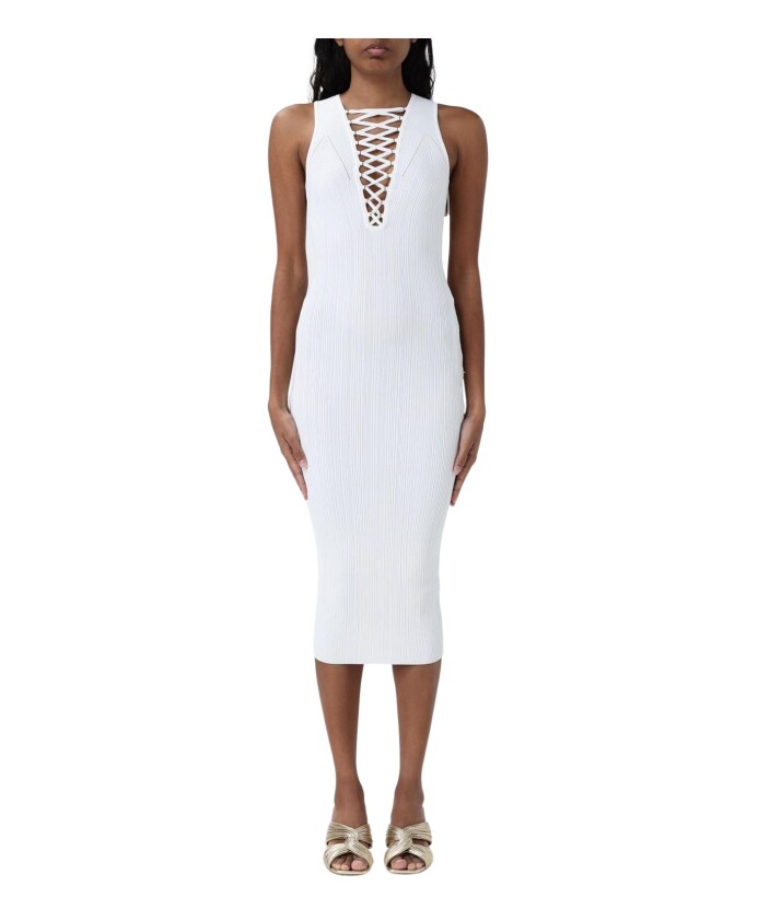 robe-midi-drapee-noire