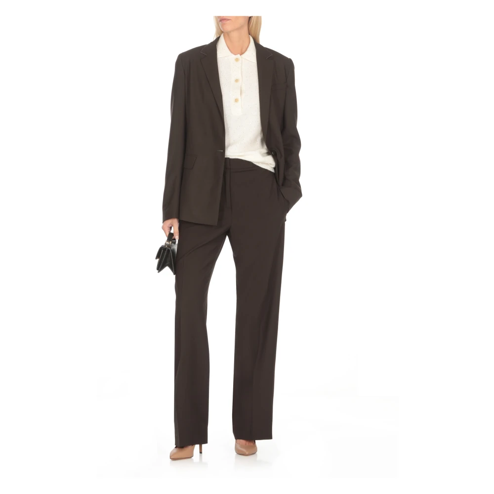 Fabiana Filippi Ivoor Wollen Trui met Pailletten Beige Dames