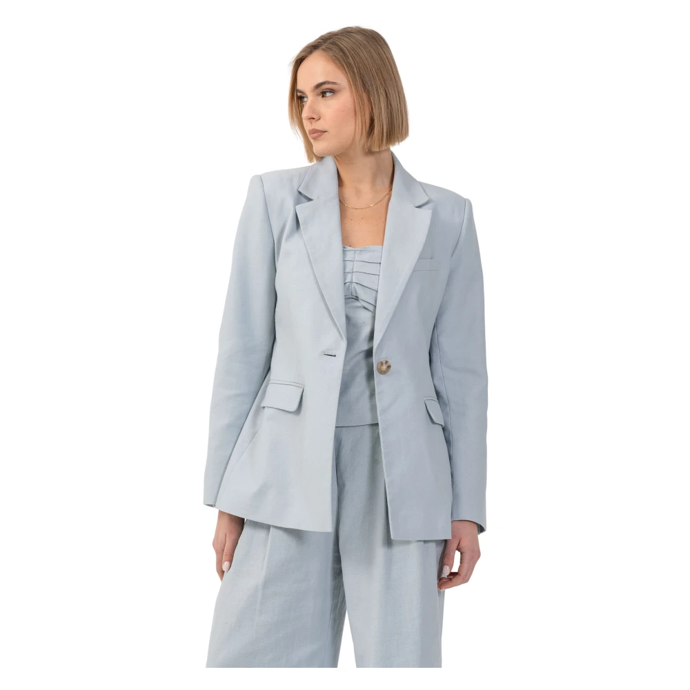 Kocca Femme Bleu - Veste Blazer Décontractée - Vestes - Taille: 40 Fr