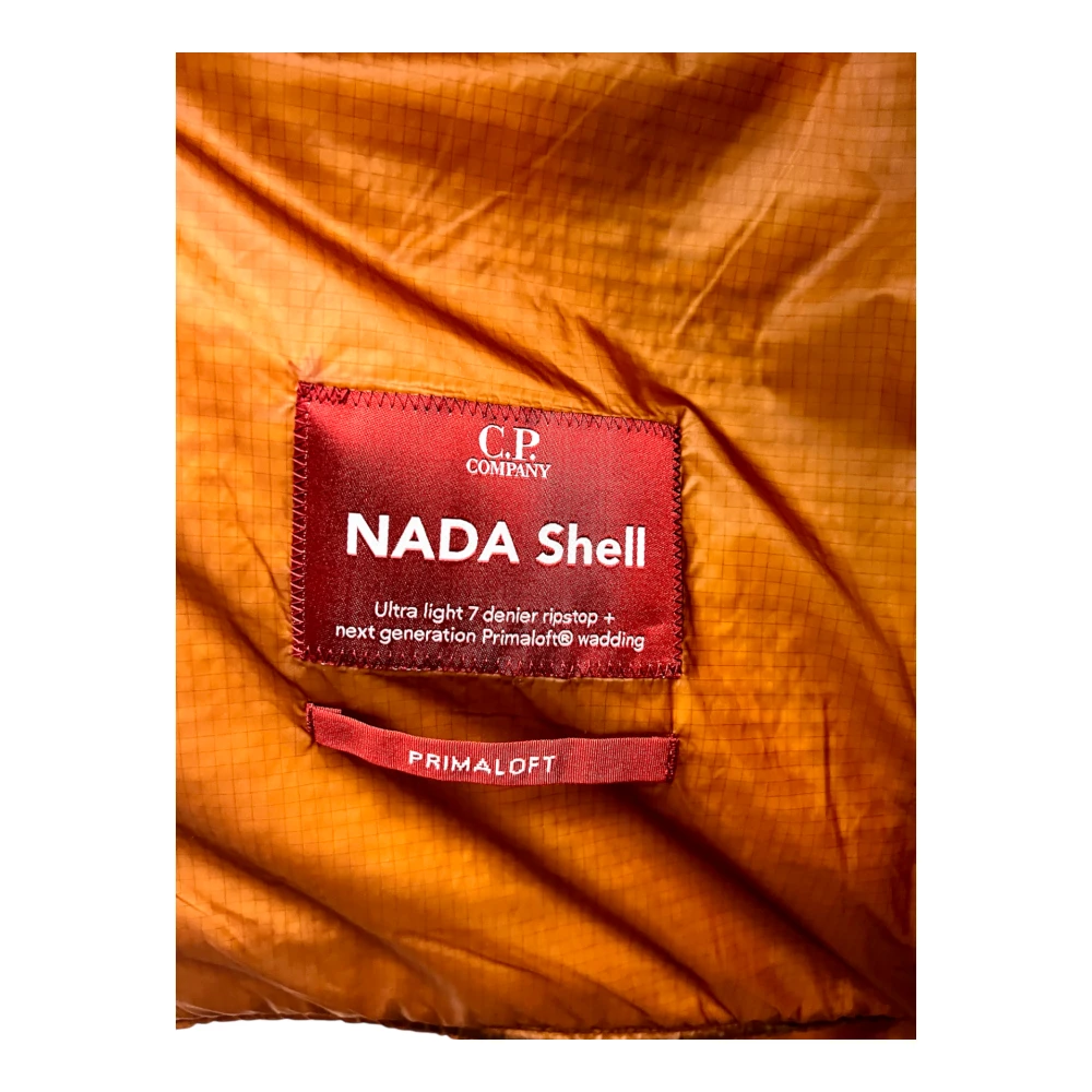 C.P. Company Nada Shell Primaloft Jas Donkeroranje Brown Heren
