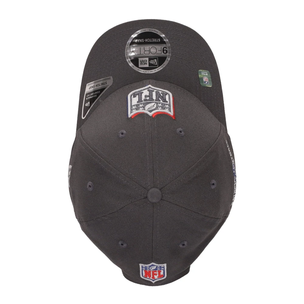 new era Curvy Visor NFL Draft Graphite Hat Gray Heren