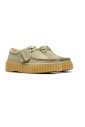 chaussure-a-lacets-verte-pour-femmes