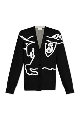 cardigan-avec-logo