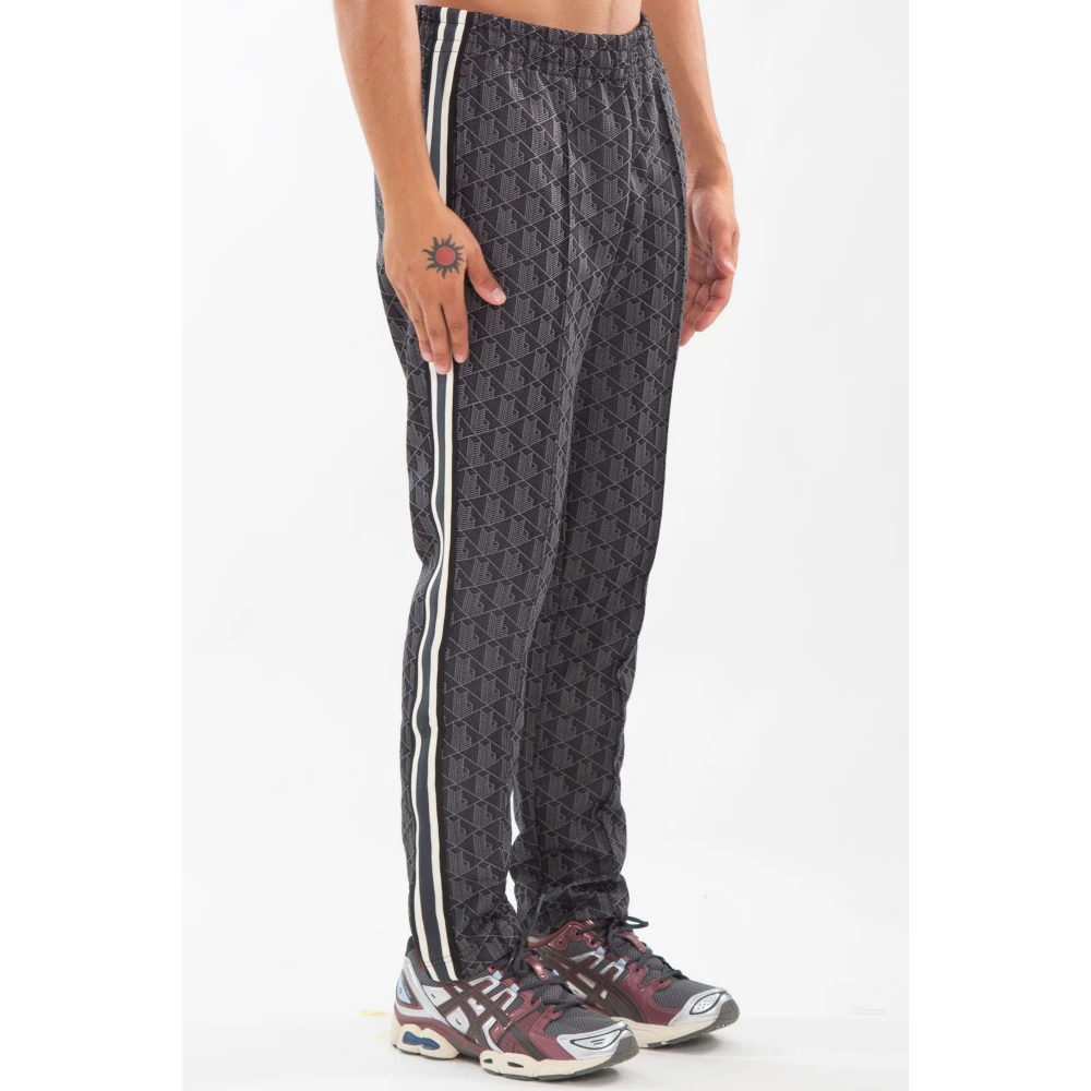 Lacoste Monogram Jacquard Track Pants Black Heren