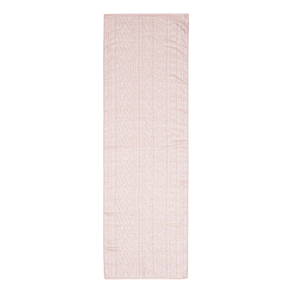 Twinset Roze Glitter Rechthoekige Rode Zoom Top Pink Dames