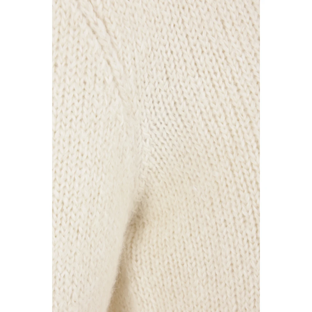 Jil Sander Beige Alpaca Wol Trui Beige Dames