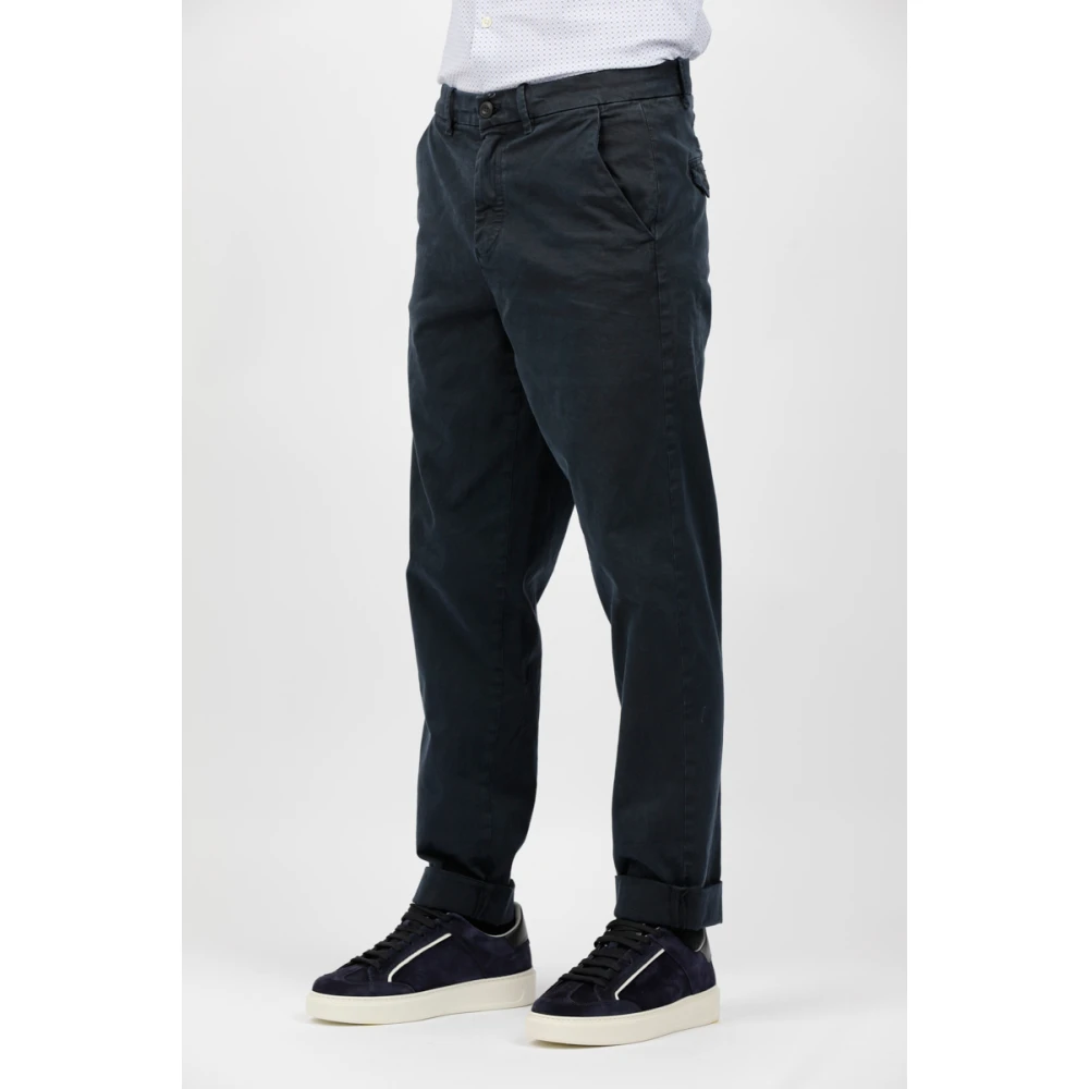 Mason's Wijde broek Blue Heren