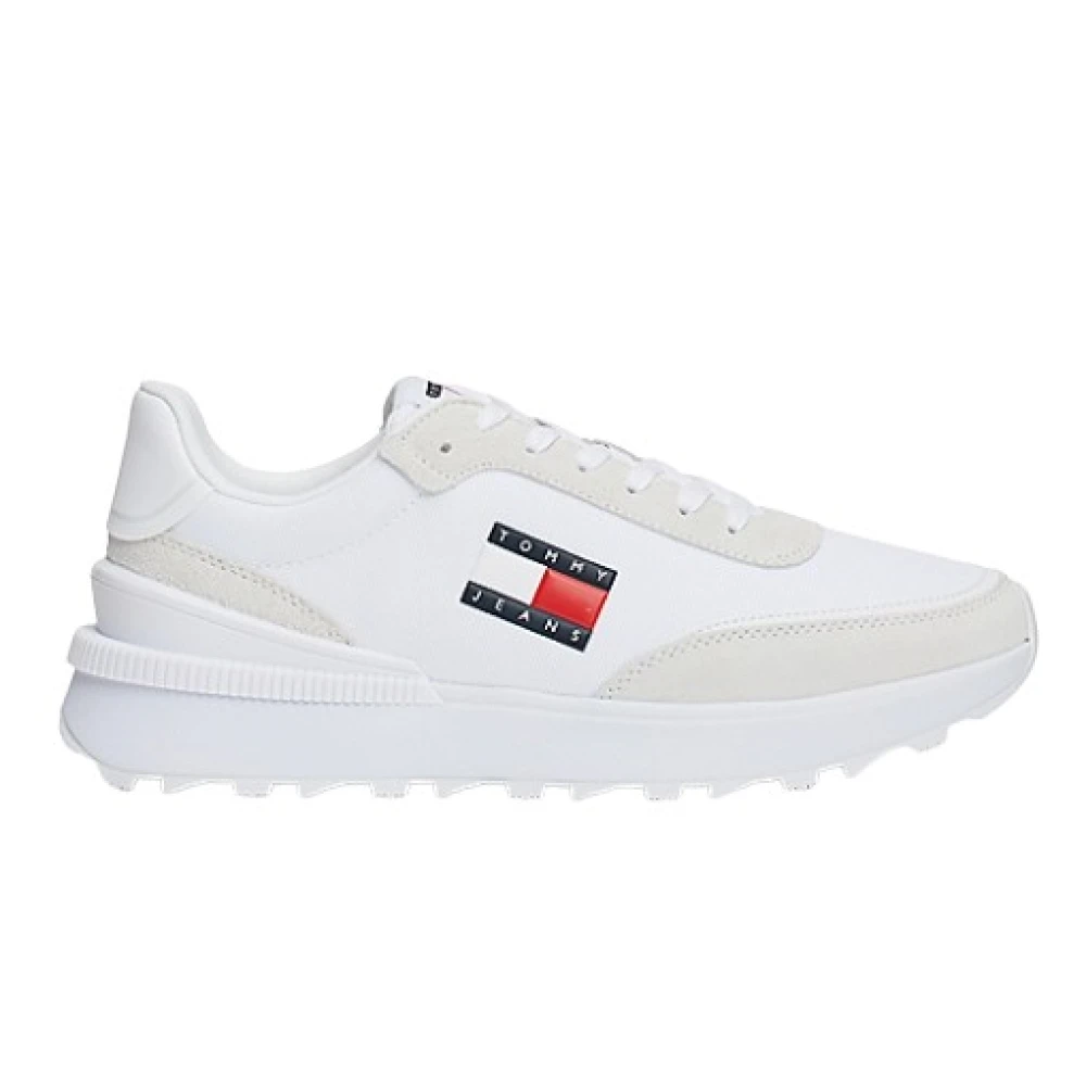 Tommy Hilfiger Men's White Sneakers,, Casual Trainers For And Wo Size 6 Uk