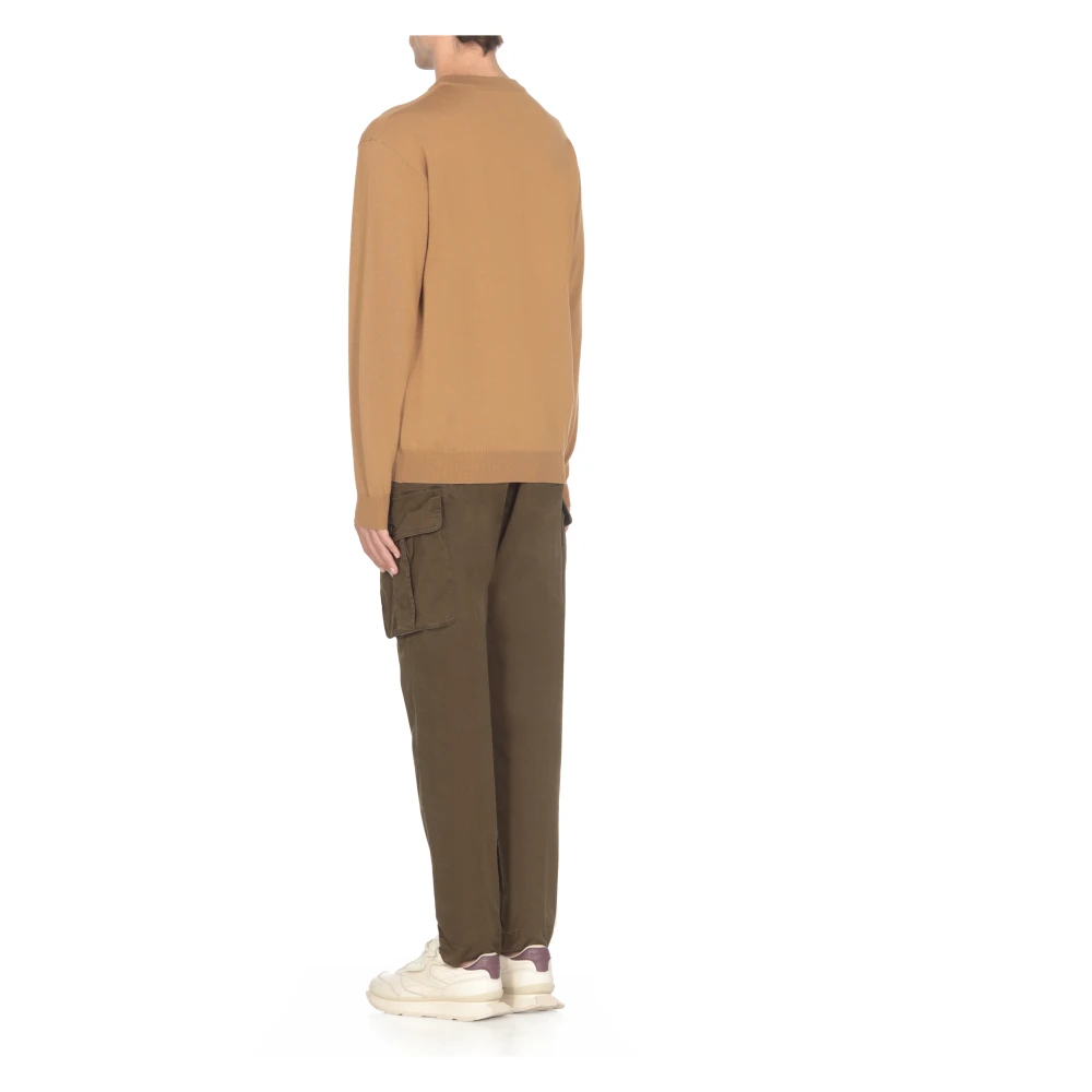 Moschino Bruine Sweater met Teddy Bear Logo Brown Heren