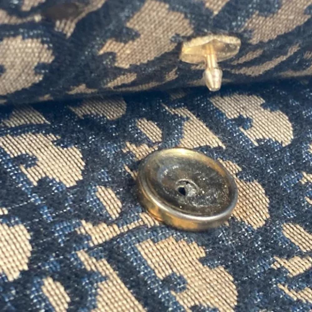 Dior Vintage Pre-owned Cotton dior-bags Beige Dames