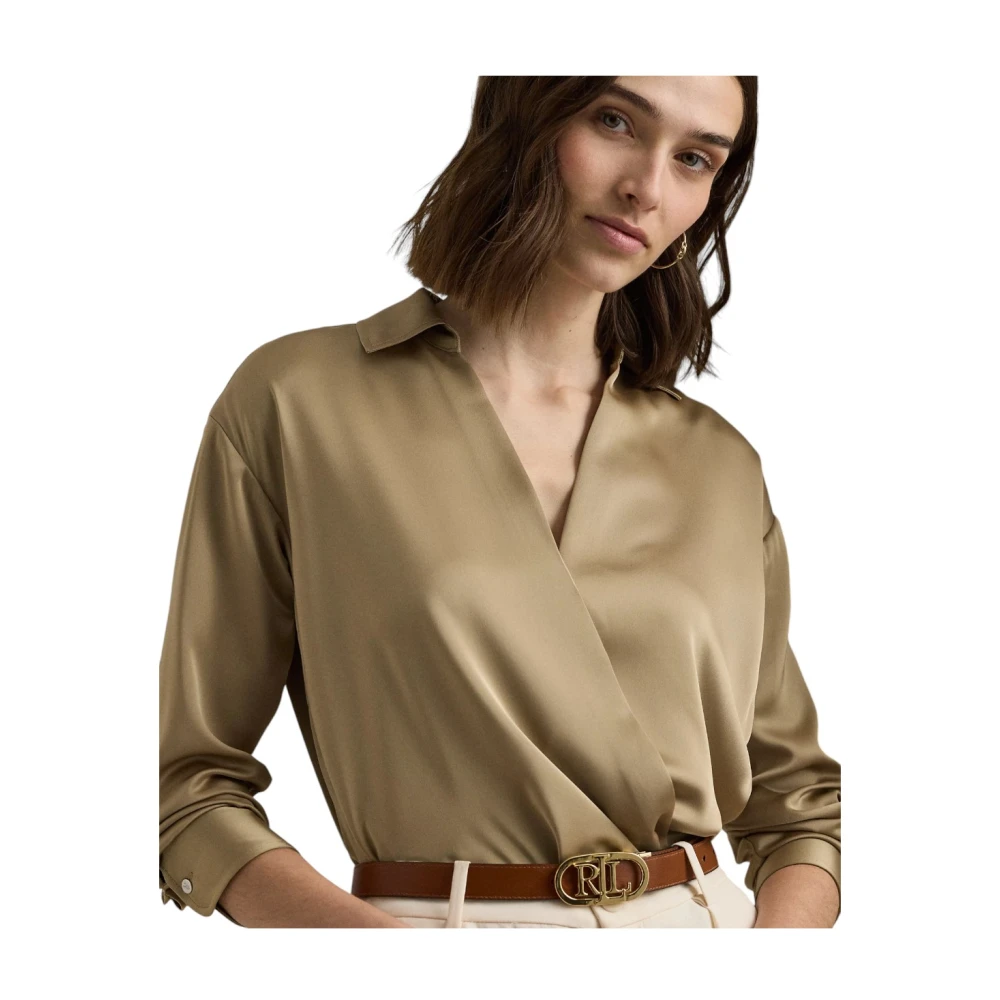 Ralph Lauren Blouse Beige Dames