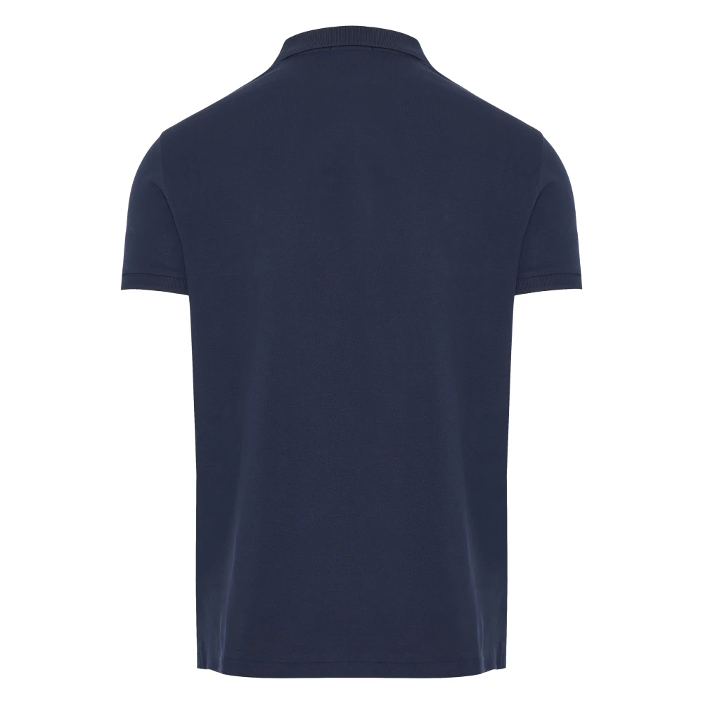 Polo Ralph Lauren Stretch Katoen Mesh Slim Fit Polo Blue Heren