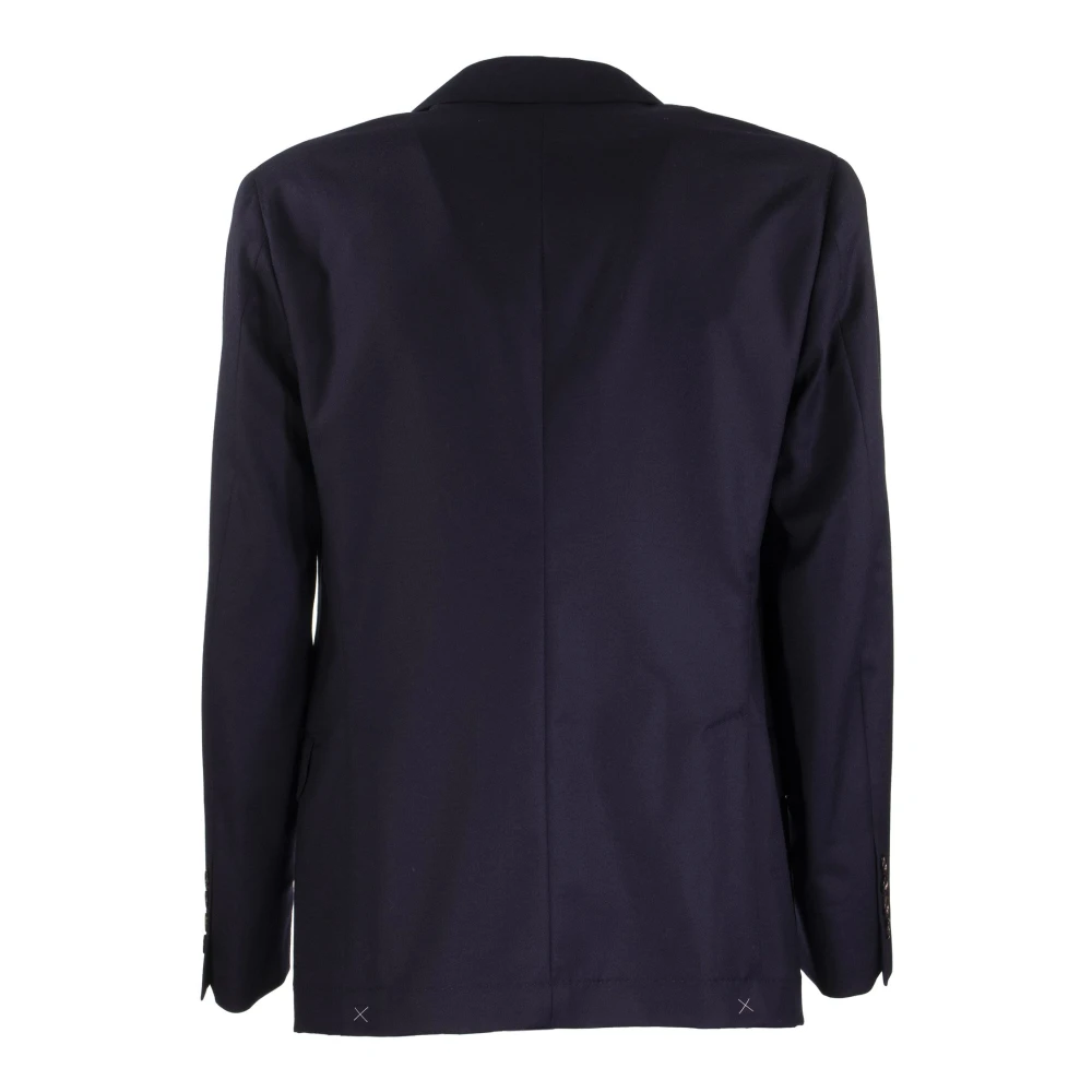 BRUNELLO CUCINELLI Wollen Deconstructed Jas Blue Heren