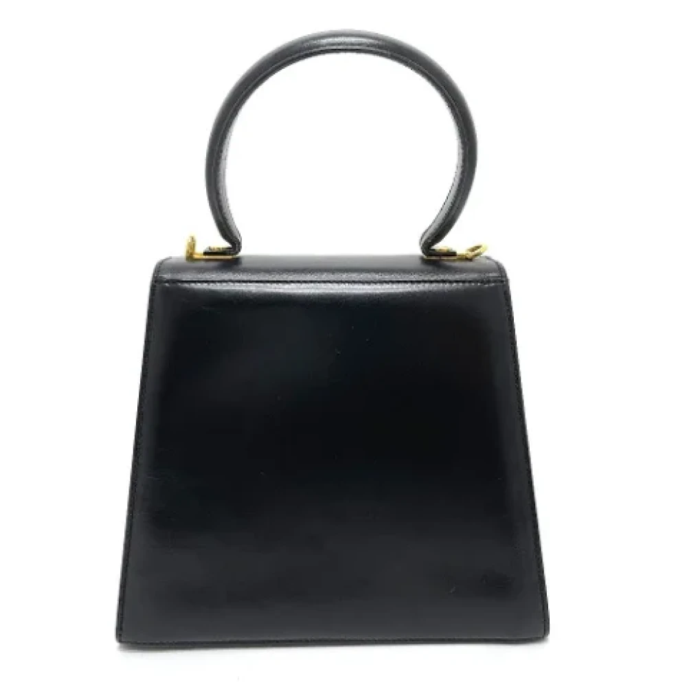 Salvatore Ferragamo Pre-owned Leather handbags Black Dames