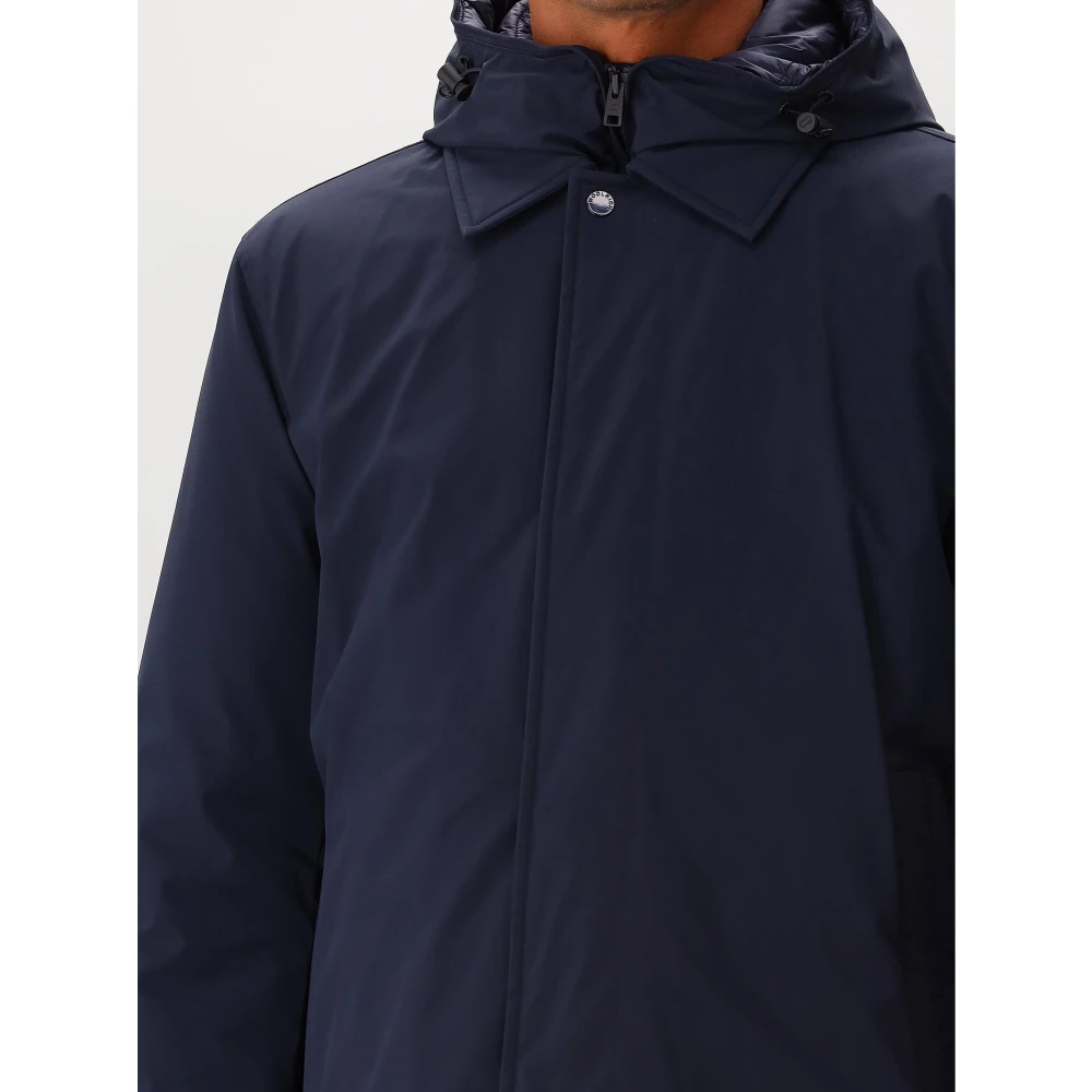 Woolrich Blauwe 2in1 Carcoat Parka Blue Heren