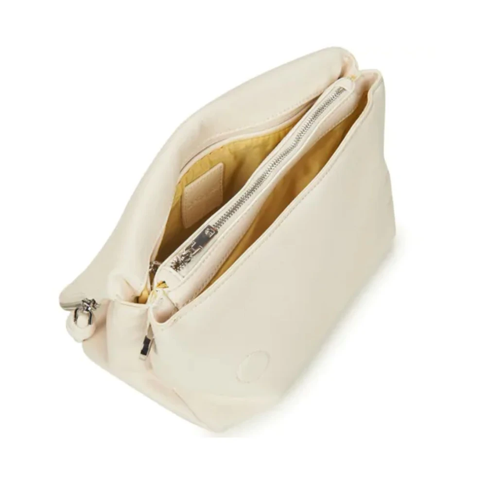Desigual Stijlvolle Schoudertas met Ritssluiting White Dames
